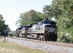 NS 9708 leads train 350-19 eastbound